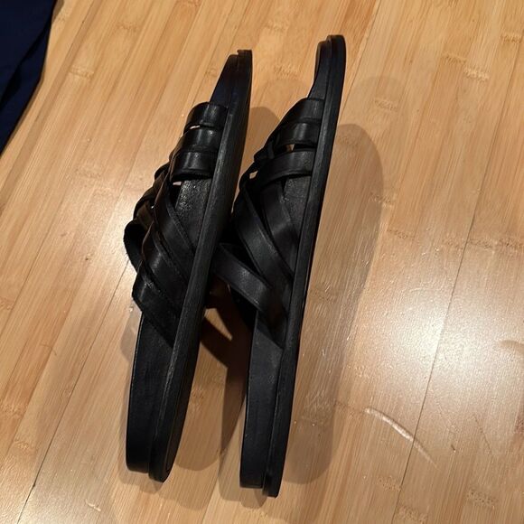 Cole Haan leather braided slides - Picture 3 of 9